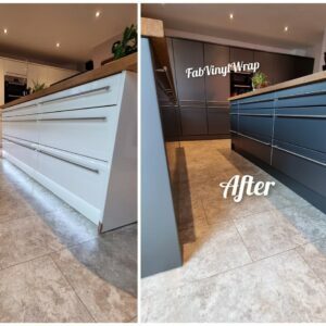 Kitchen Cabinet Vinyl Wrapping