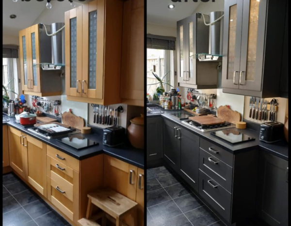 Before and after - Vinyl wrap Northampton