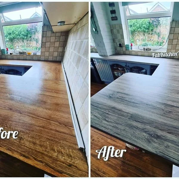 Vinyl wrap kitchen Northampton